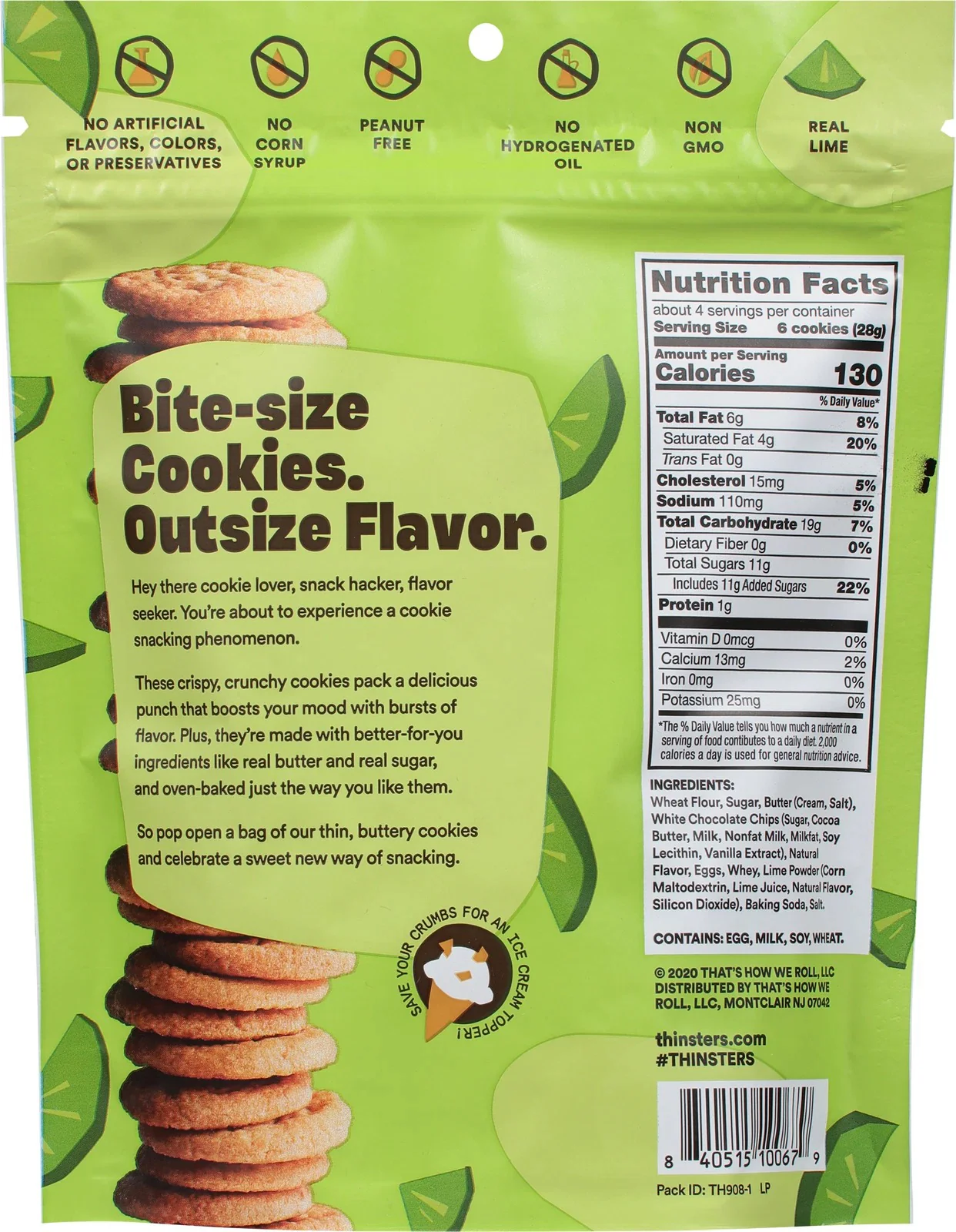 Key Lime Thin Cookies - Image 2