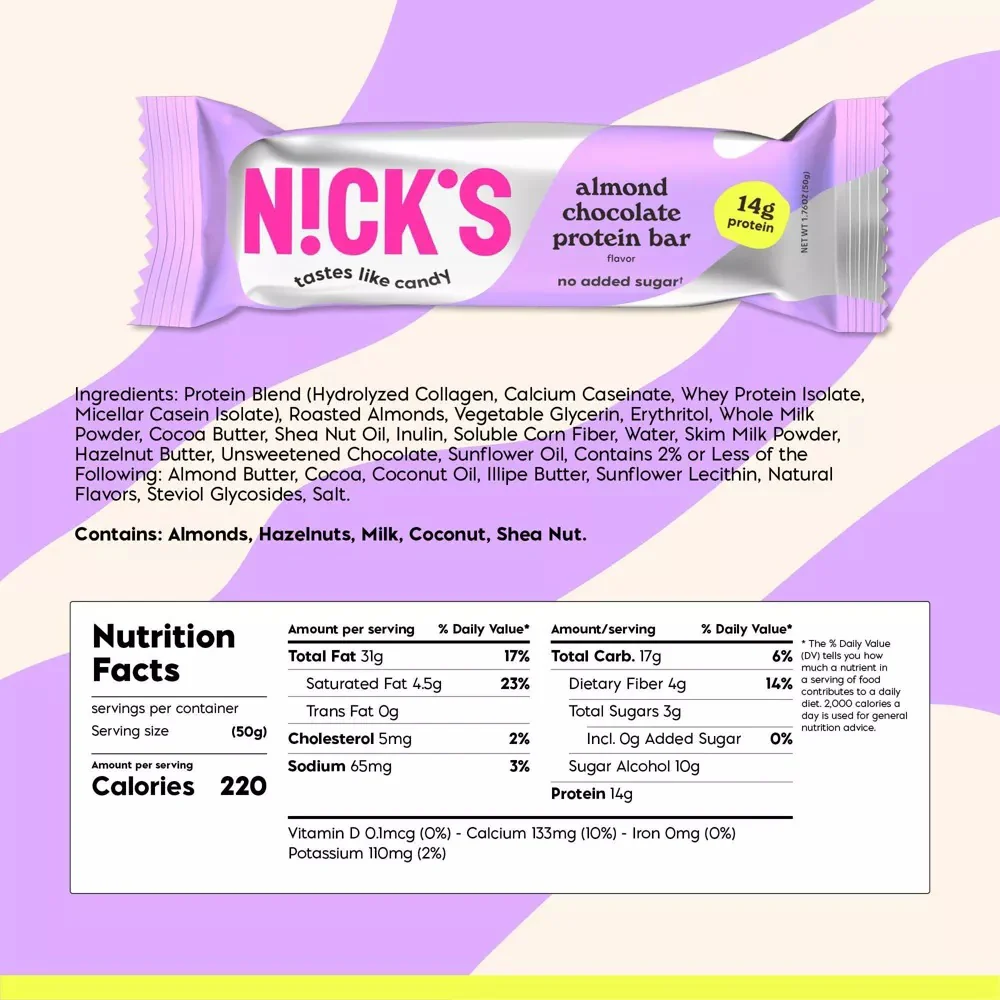 Almond Chocolate Protein Bar (4 CT) - Image 2