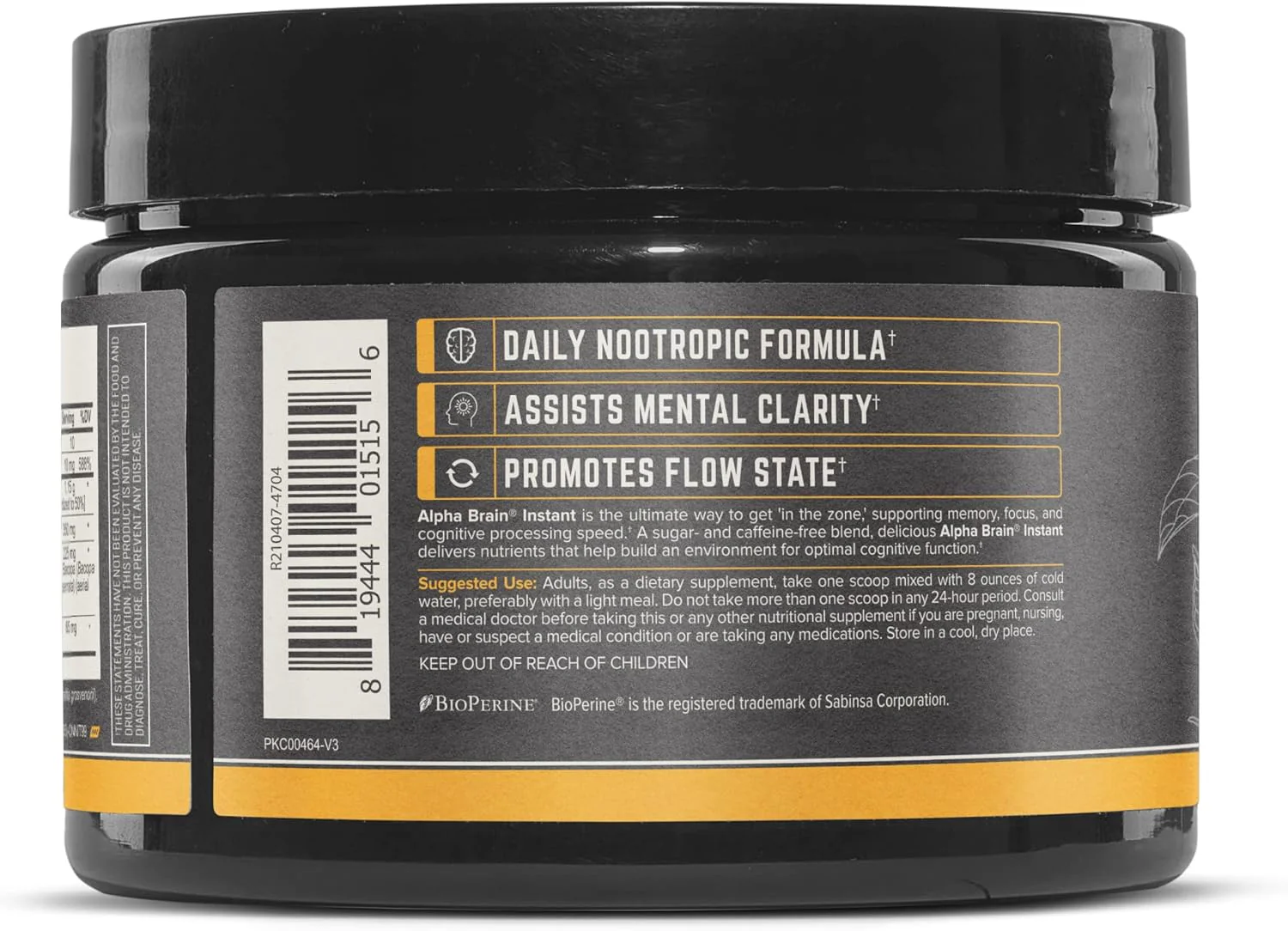 Alpha Brain Powder - Peach - Image 2