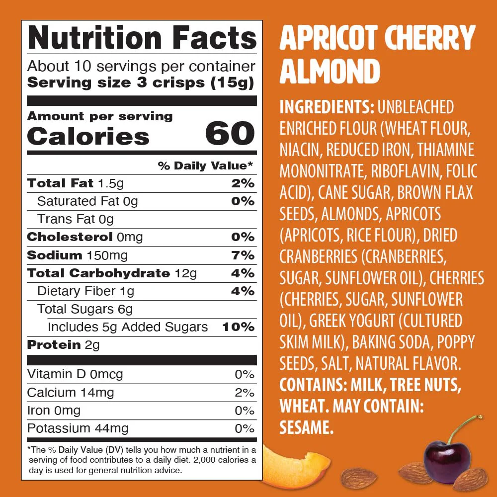 Apricot Cherry Almond Crisps - Image 6
