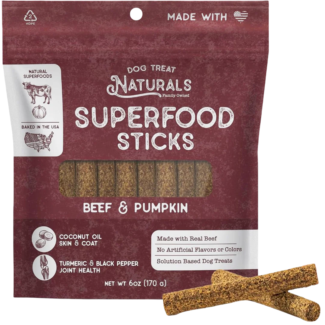 Beef & Pumpkin Superfood Dog Sticks