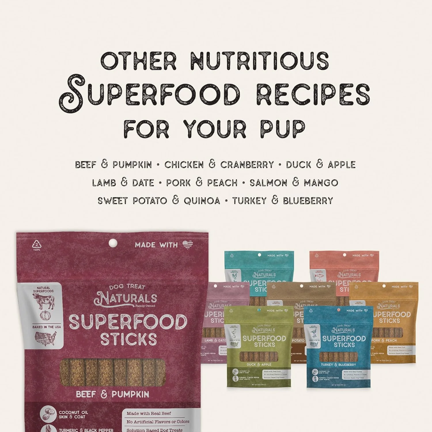 Beef & Pumpkin Superfood Dog Sticks - Image 4