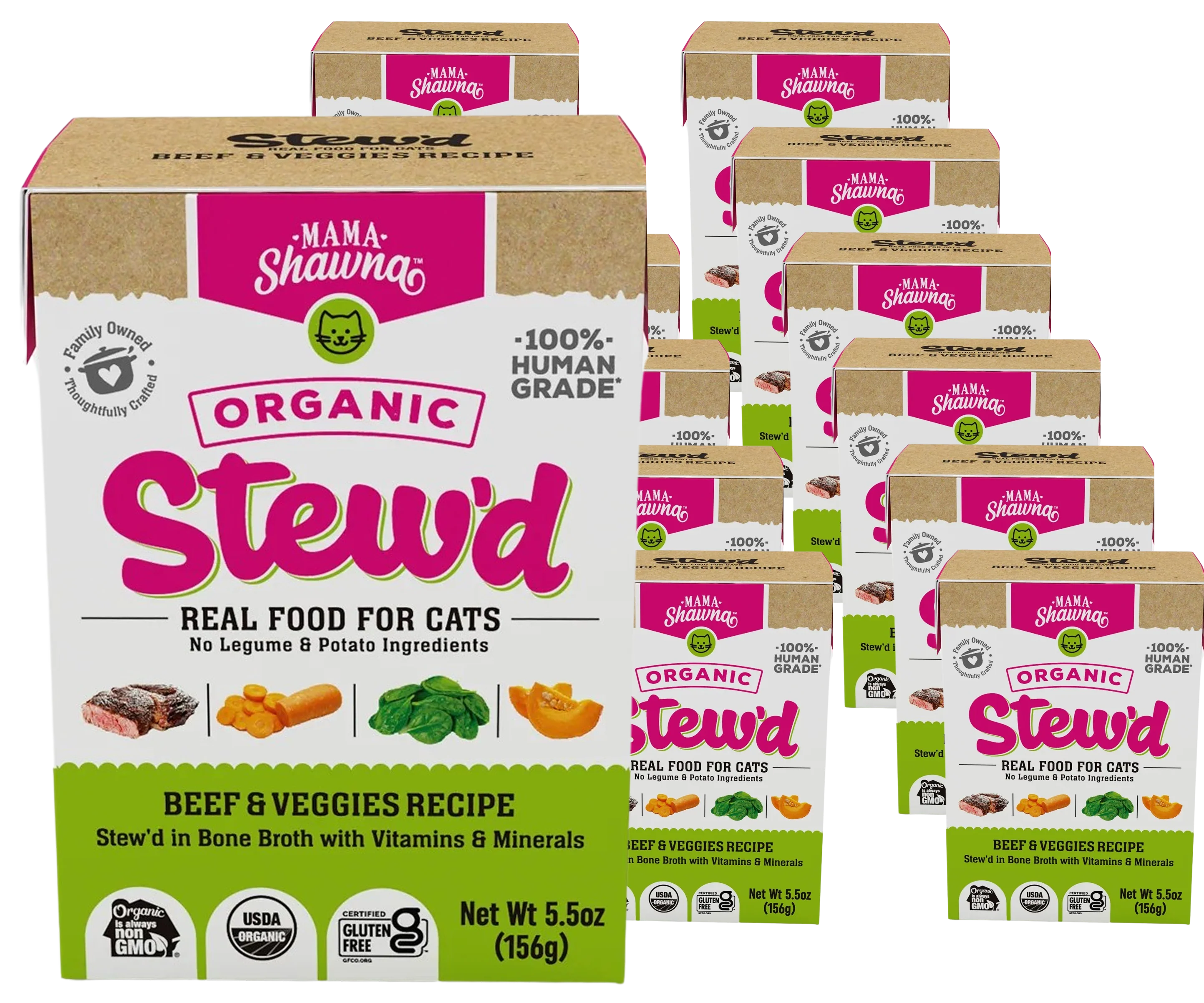 Beef & Veggies Recipe Cat Food (12 Pack)