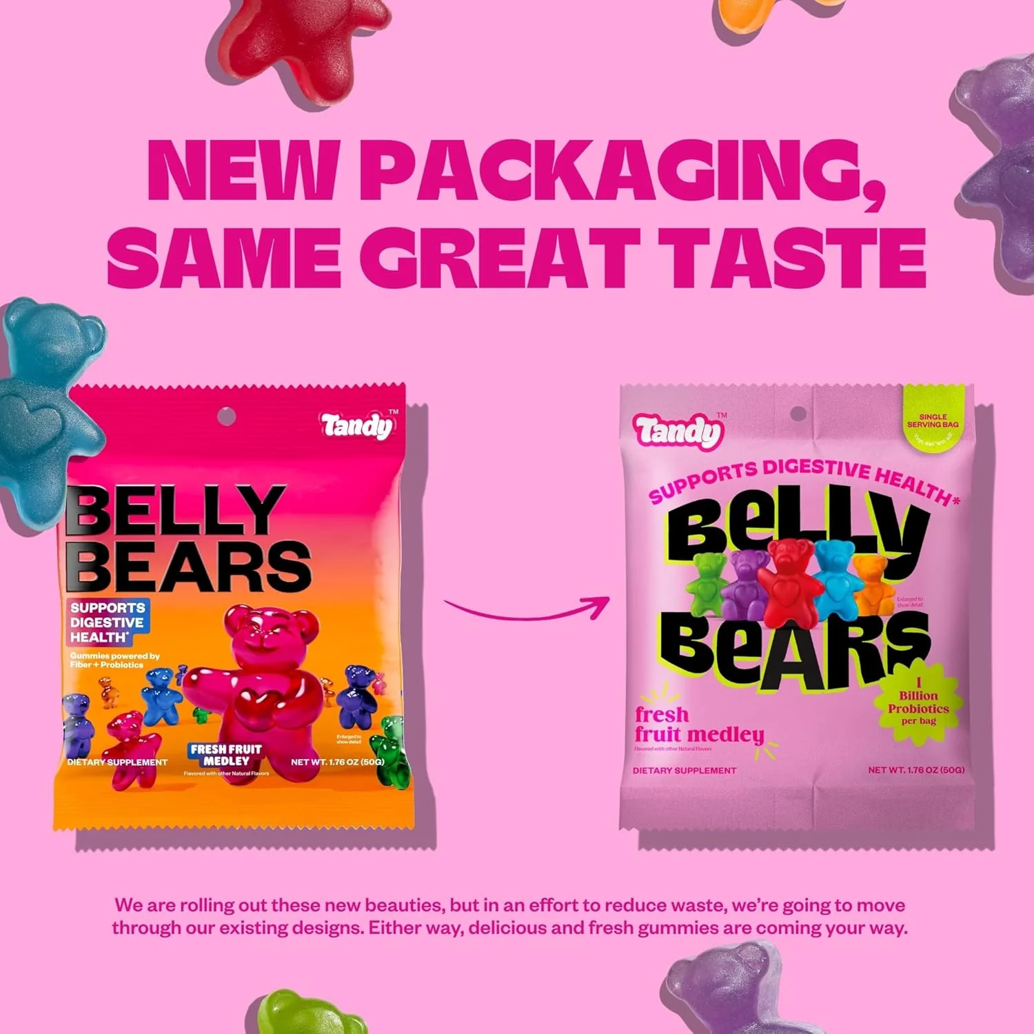 Belly Bears Fresh Fruit Medley Gummies - Image 3