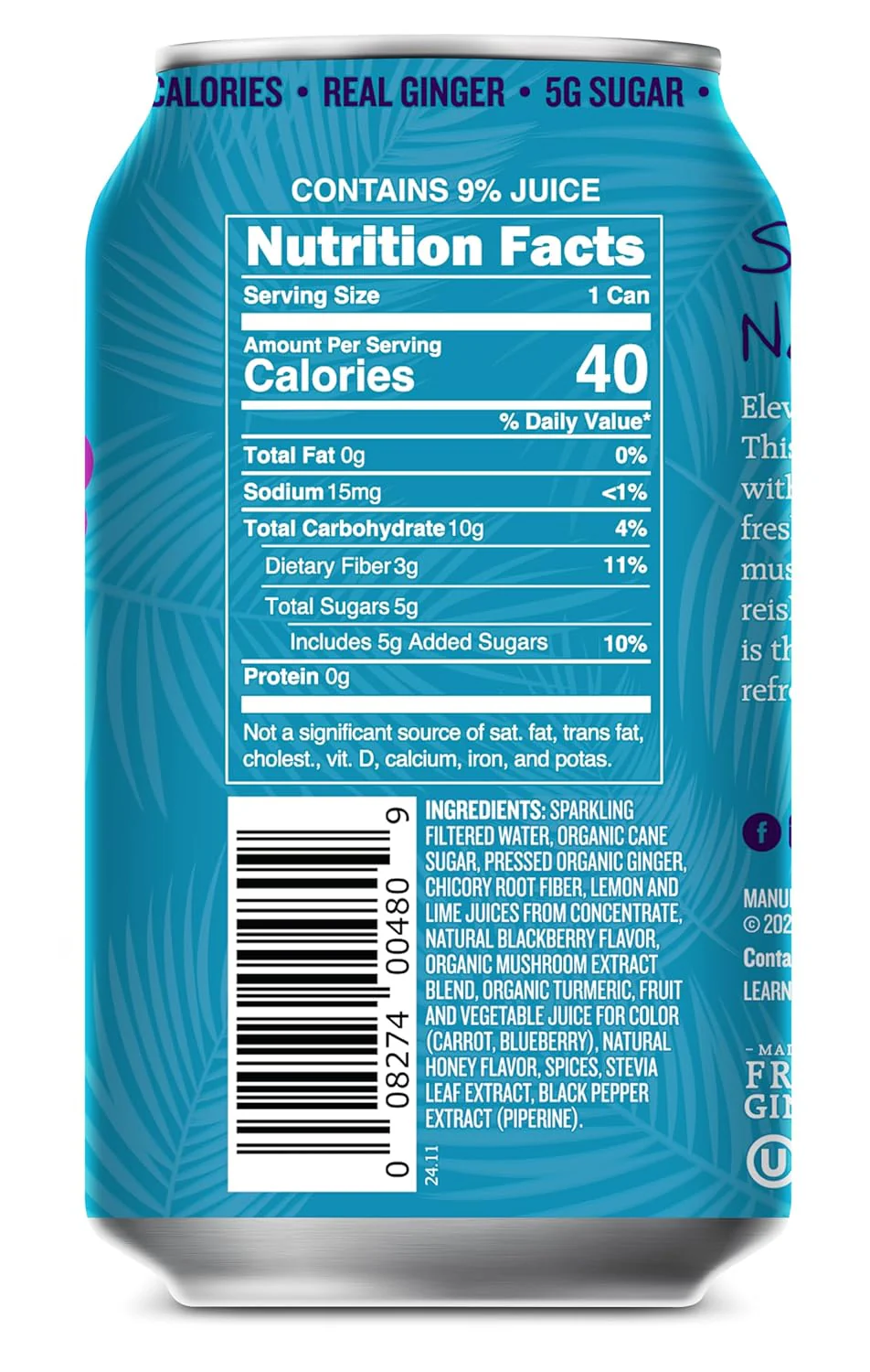 Berry Bubbly Functional Soda (12 Pack) - Image 4