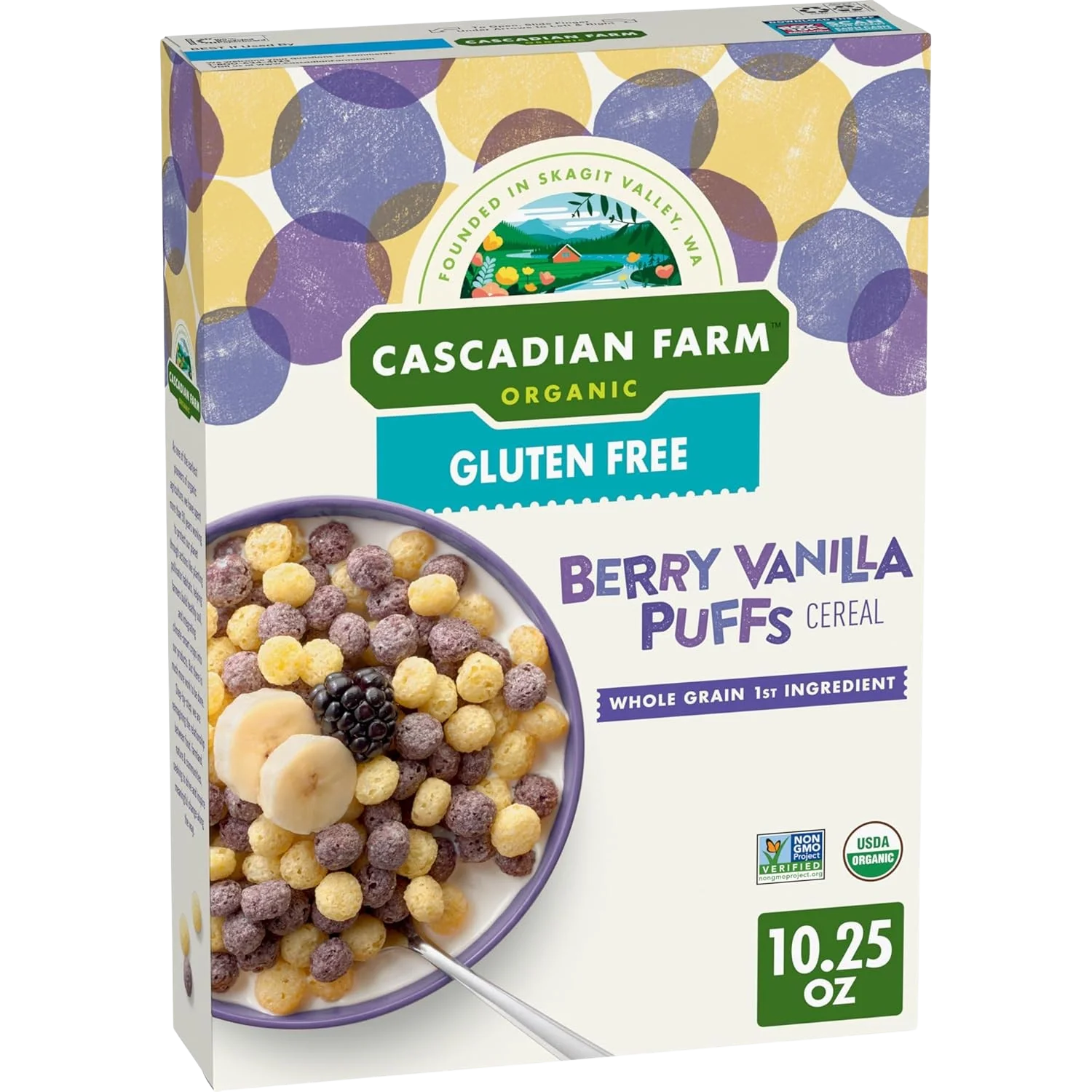 Gluten Free Berry Vanilla Puffs Cereal