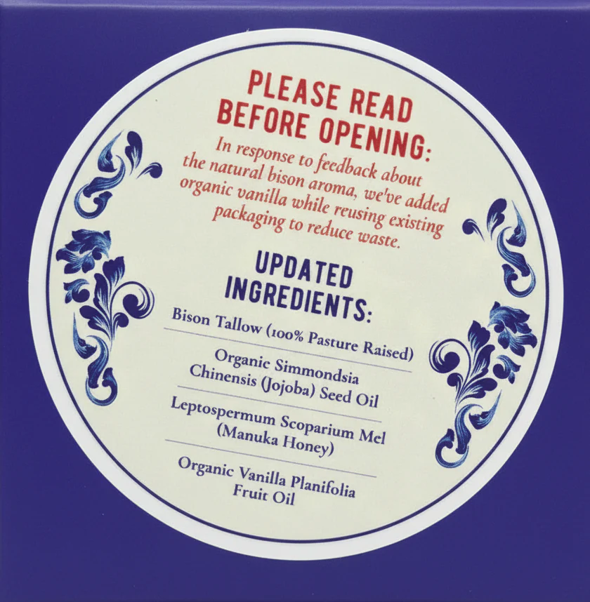 Bison Tallow Balm - Vanilla - Image 4