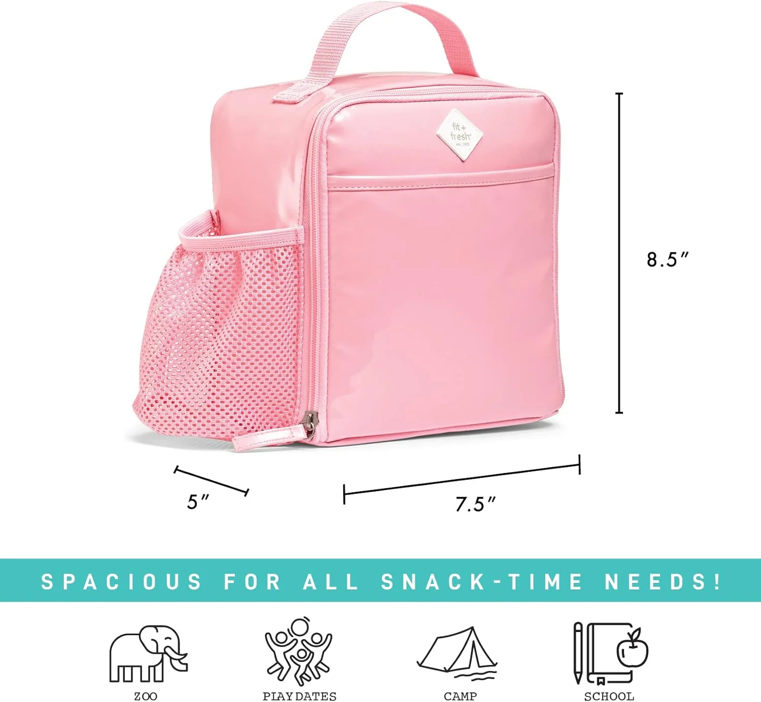 Blake DIY Insulated Lunch Bag - Pink - Image 4