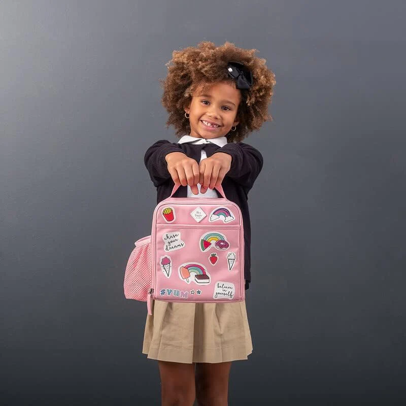 Blake DIY Insulated Lunch Bag - Pink - Image 7