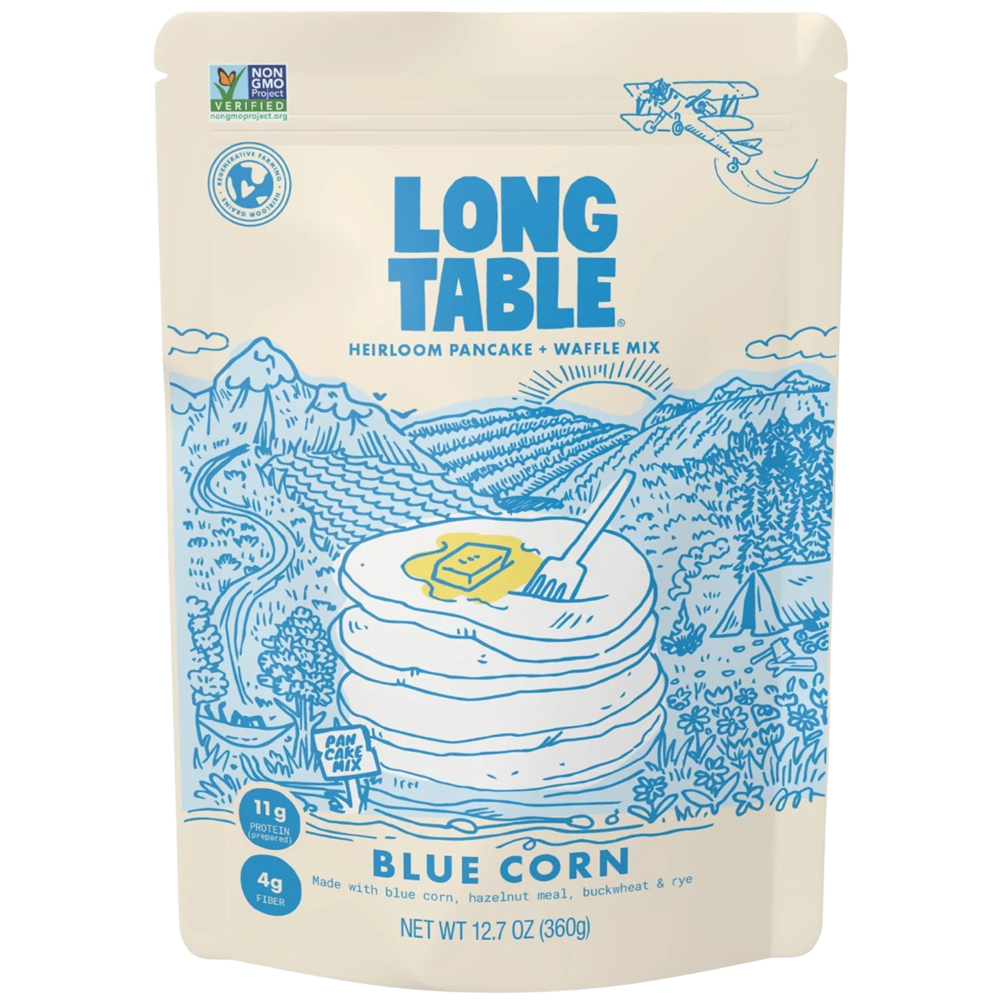 Blue Corn Pancake and Waffle Mix