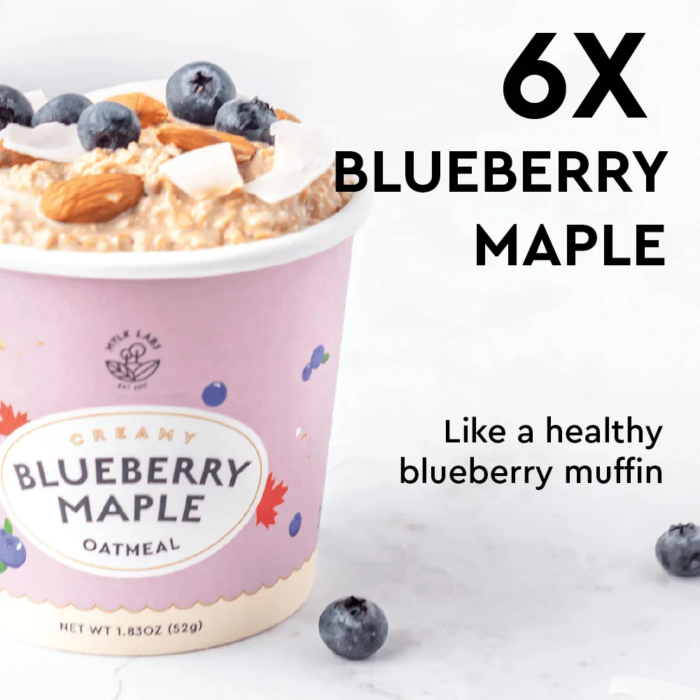 Blueberry Maple Oatmeal Cups (6 Pack) - Image 4