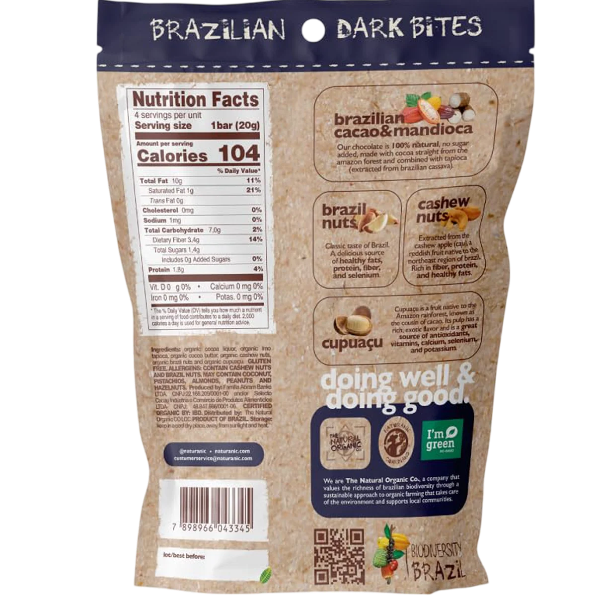 Brazilian Dark Chocolate with Nut and Cupuacu Filling - Image 8