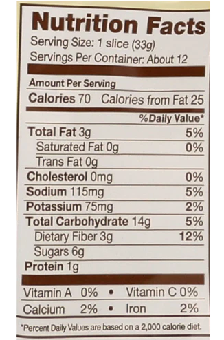 Bread Cinnamon Raisin Sliced Gf - Image 3