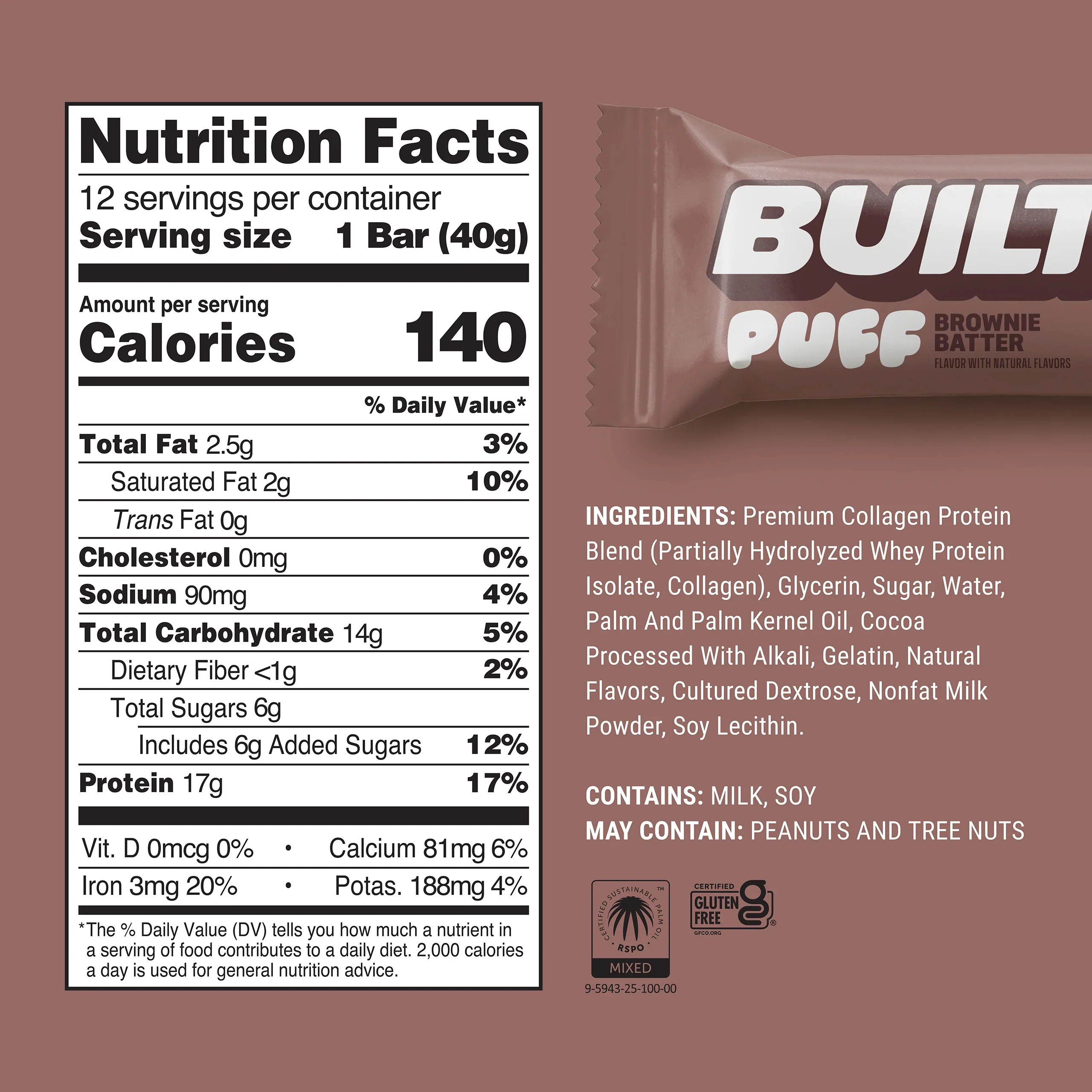 Brownie Batter Puff Bar (12 CT) - Image 4