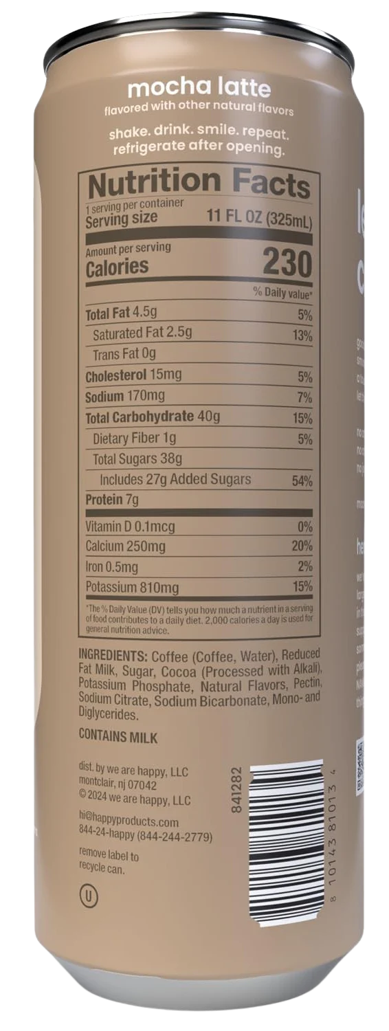 Canned Mocha Latte (12 Pack) - Image 4