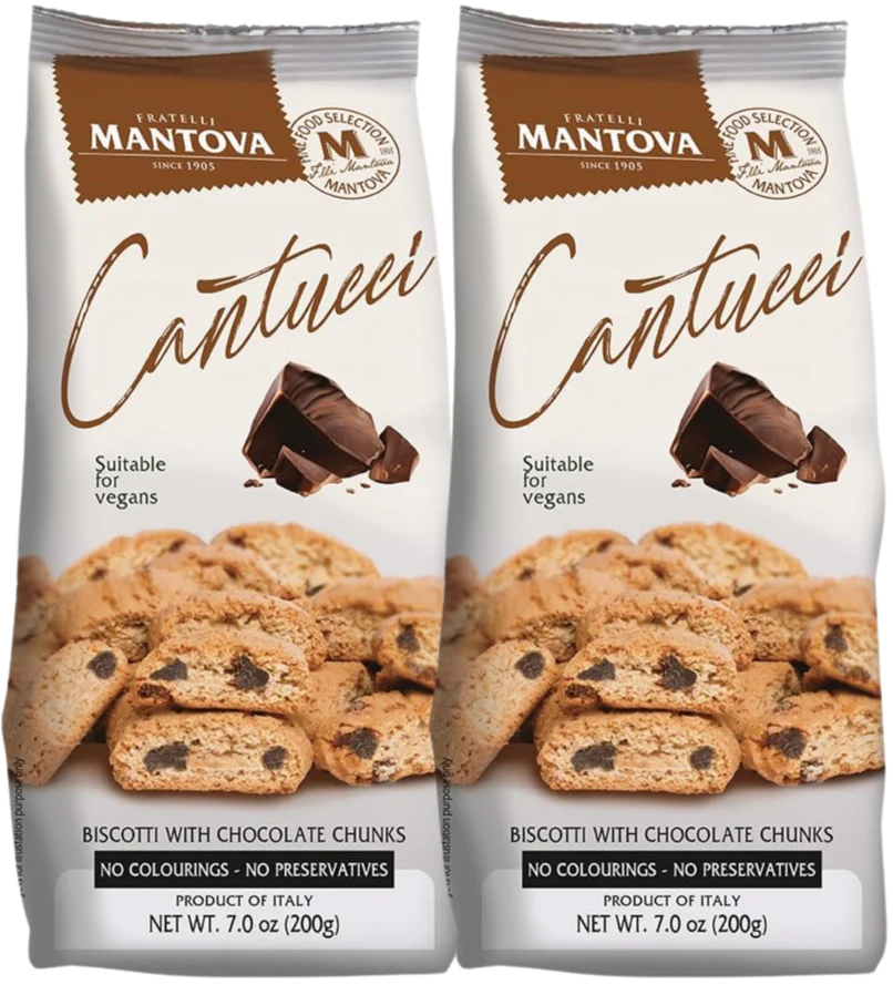 Cantucci Choco Chips Biscotti (2 Pack)