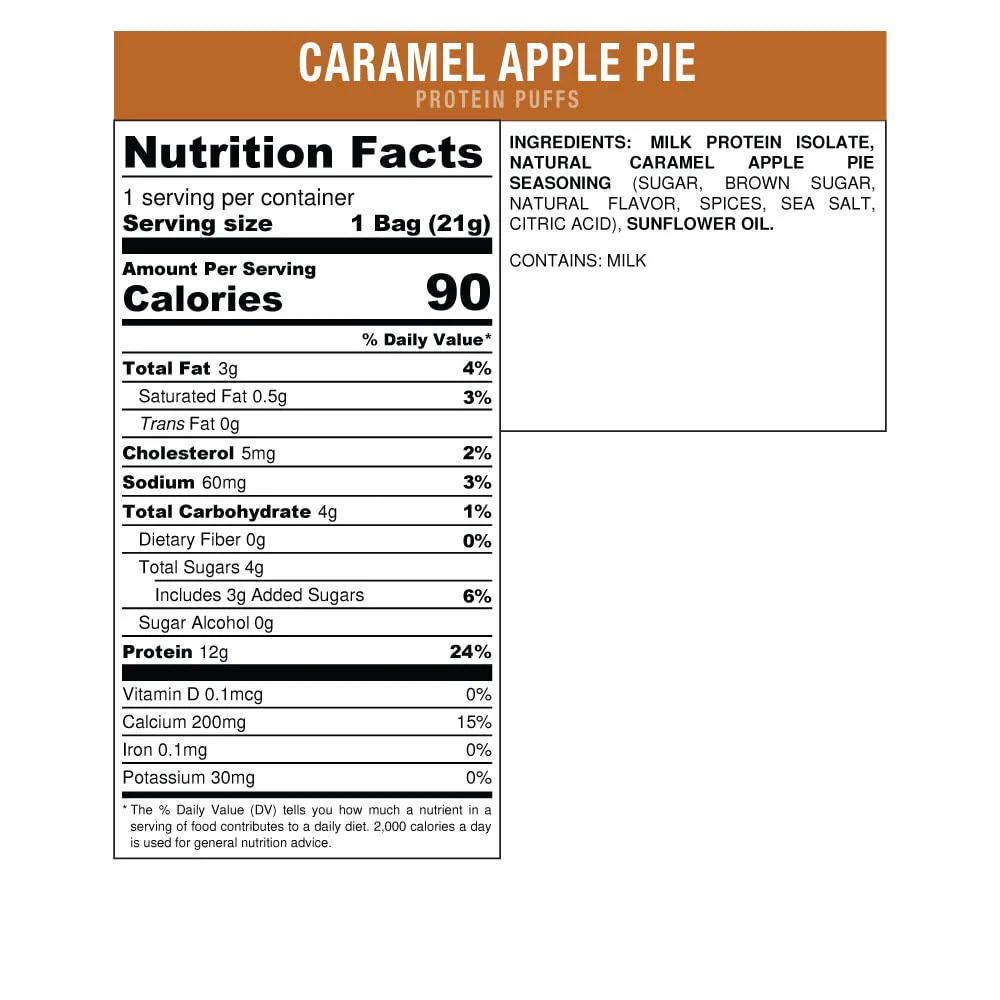 Caramel Apple Pie Protein Puffs (8 Pack) - Image 3