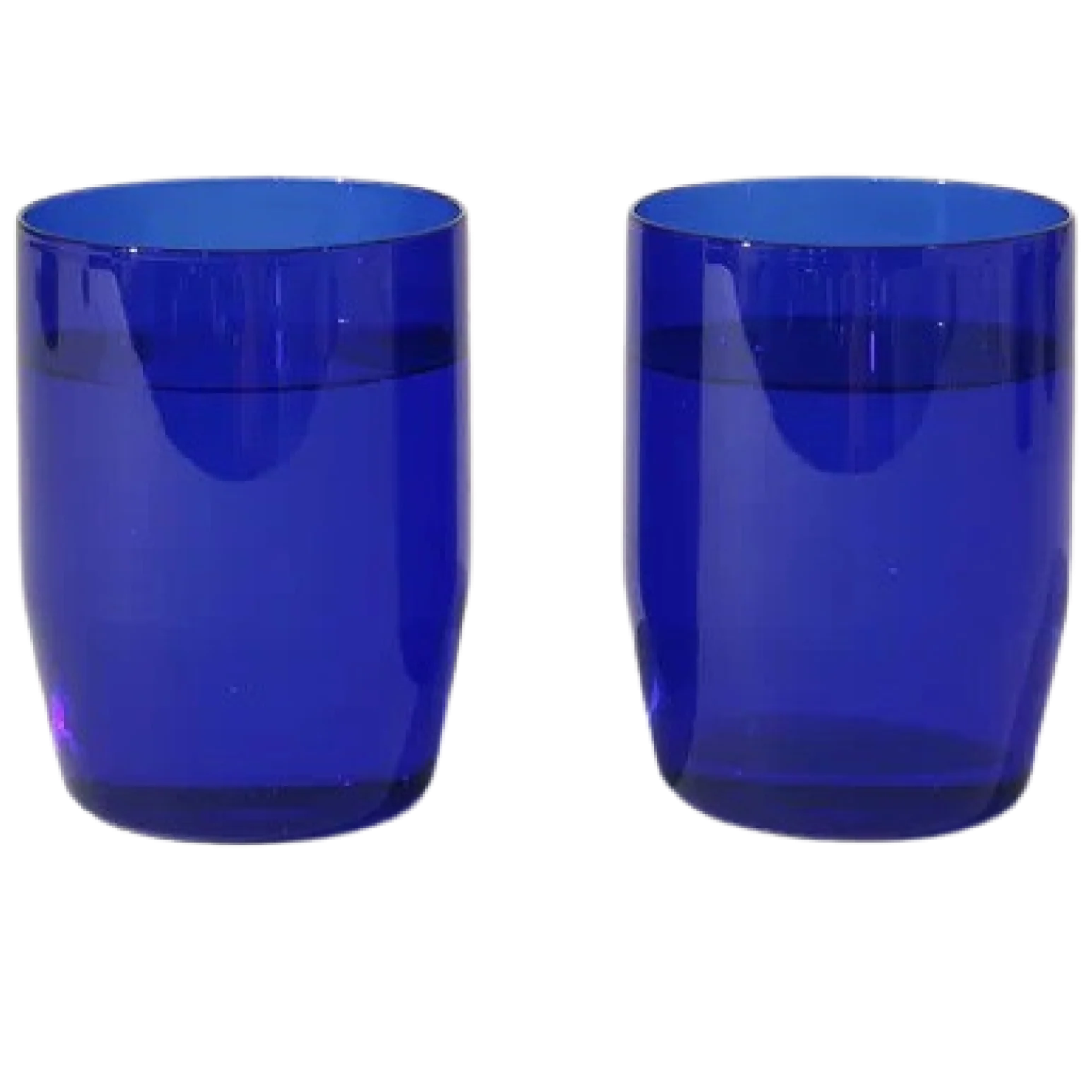 Century Glass - Set Of Two (Cobalt)