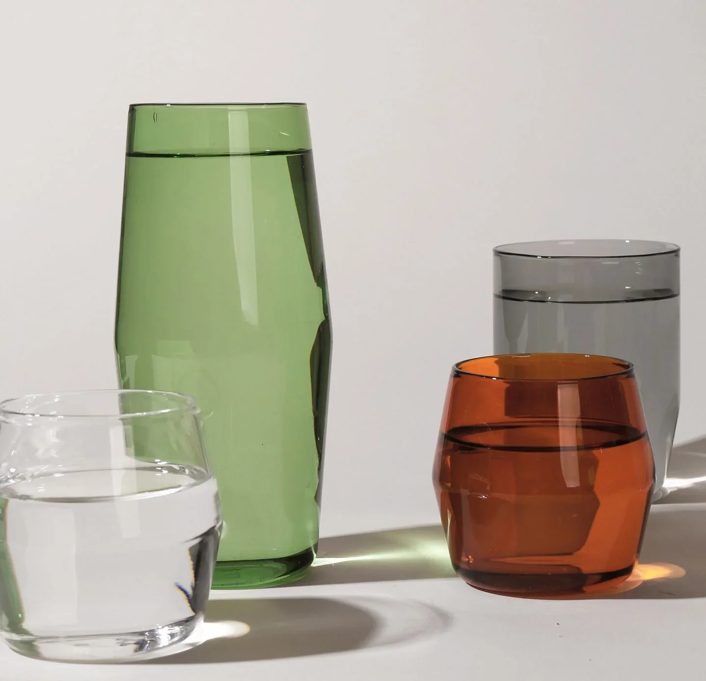 Century Glass Set Of Two (Gray) - Image 2