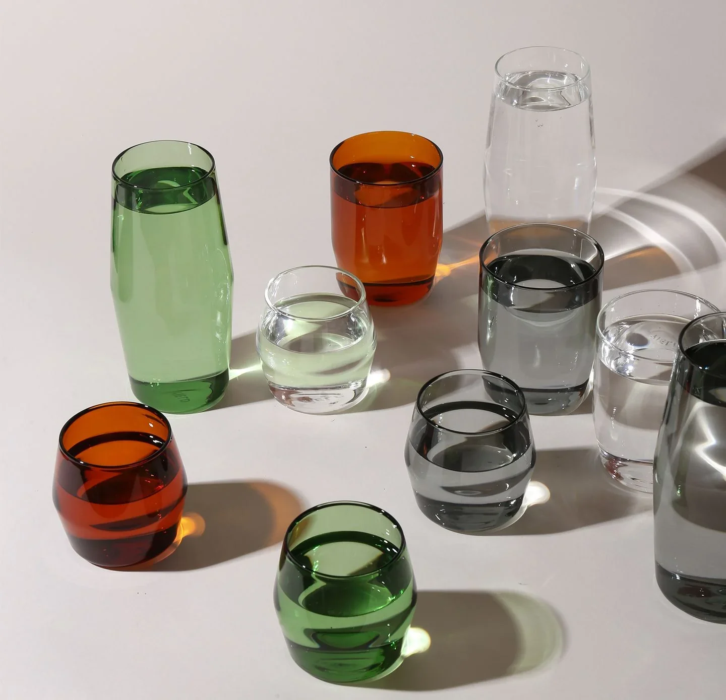 Century Glass Set Of Two (Verde) - Image 2