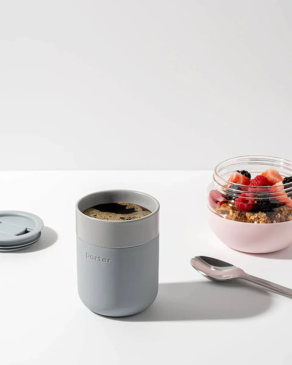 Ceramic Travel Mug - 12 oz - Slate - Image 2