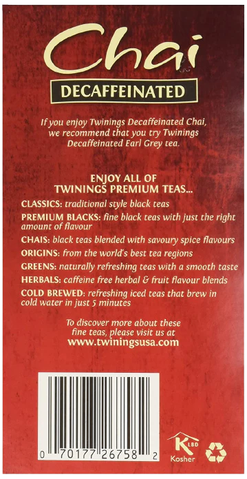 Chai Tea Decaffeinated - Image 4