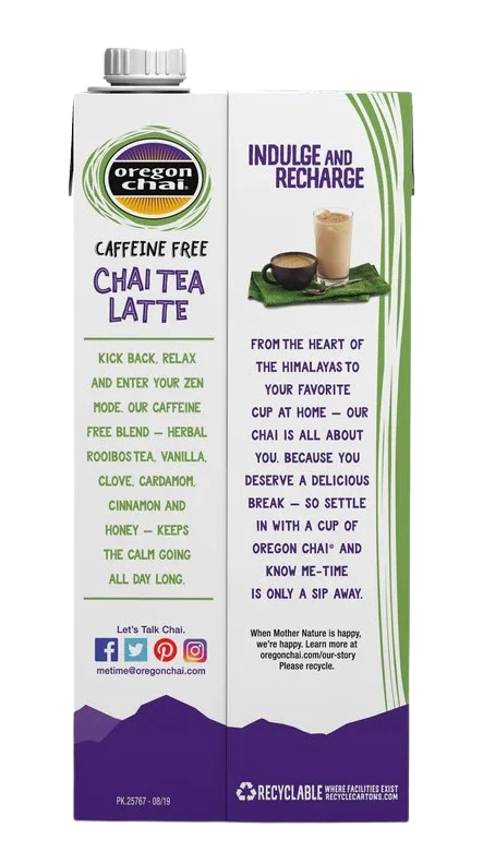 Chai Tea Latte Concentrate RTD Tea - Caffeine Free - Image 4