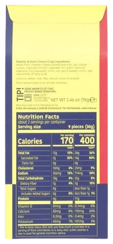 Cheddar & Onion Cheese Crisps (8 Pack) - Image 3