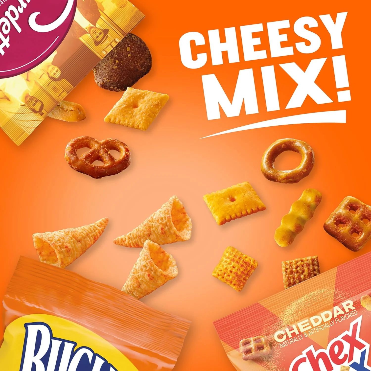Cheesy Mix Snack Mix & Crispy Corn Snacks (20 CT) - Image 3