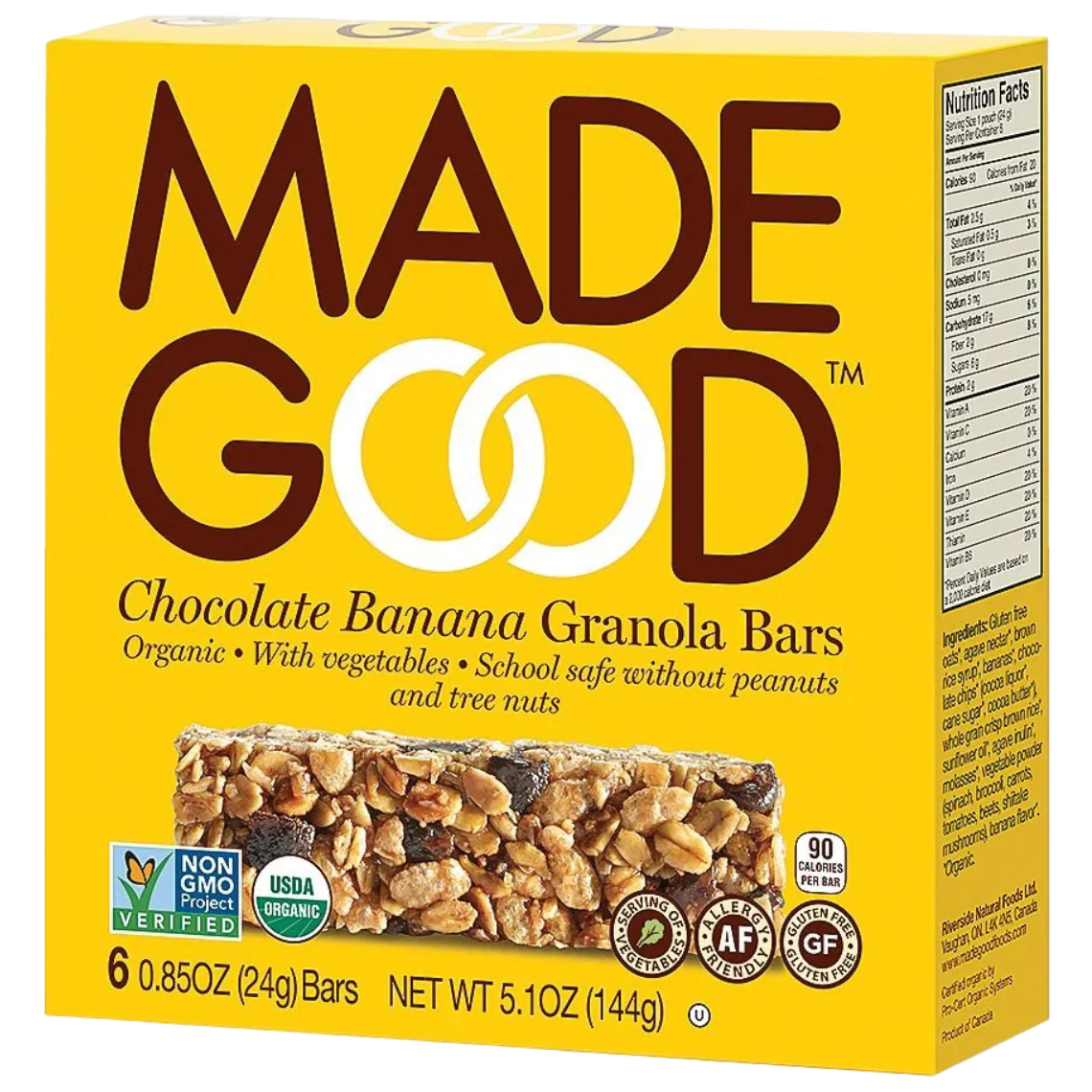 Chocolate Banana Granola Bar