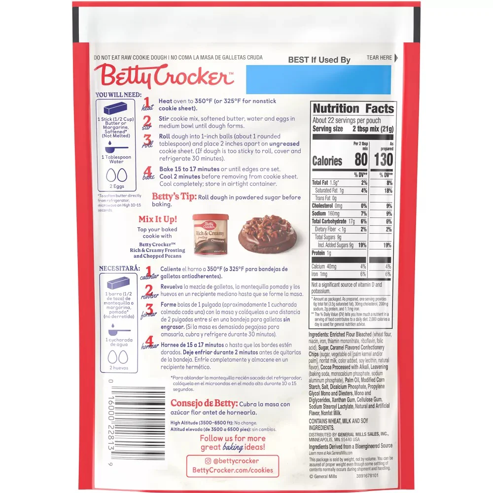 Chocolate Caramel Soft-Baked Cookie Mix - Image 5
