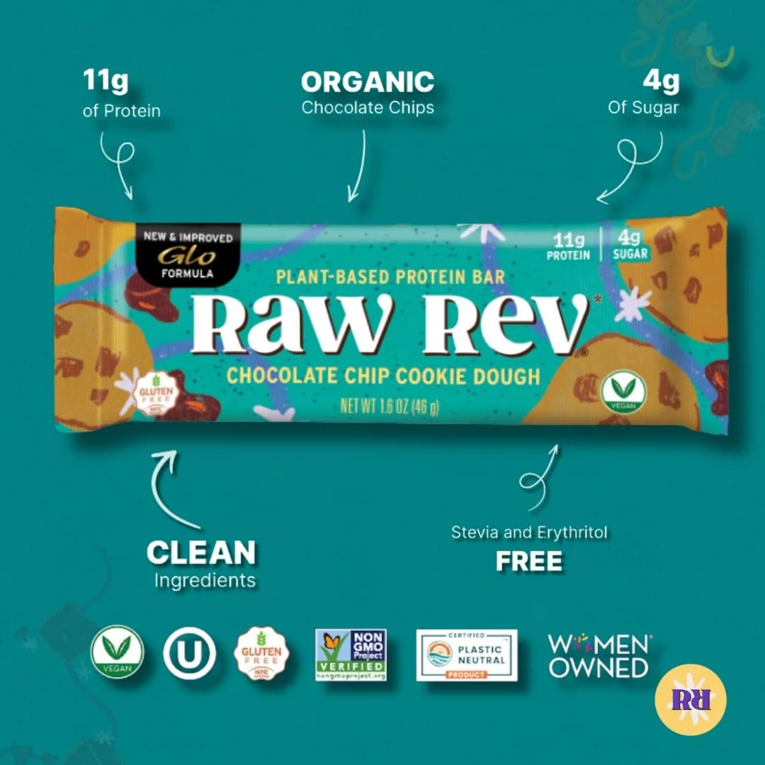 Chocolate Chip Cookie Dough Bar (12 Pack) - Image 2