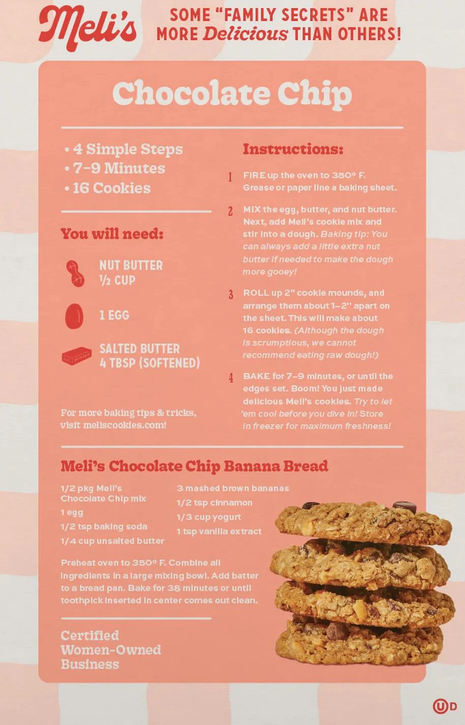 Chocolate Chip Gluten Free Cookie Mix - Image 3