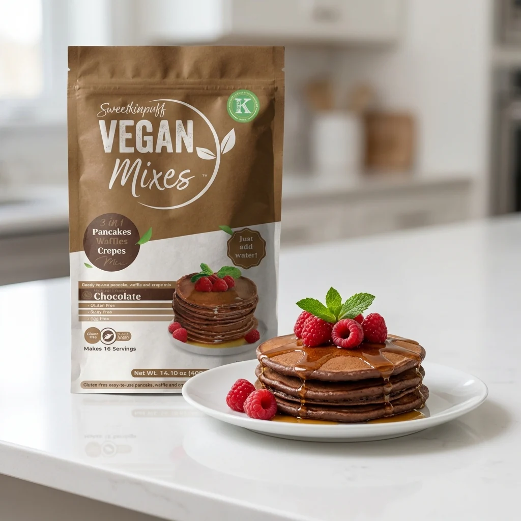 Vegan Mixes Chocolate Pancake Mix - Image 3