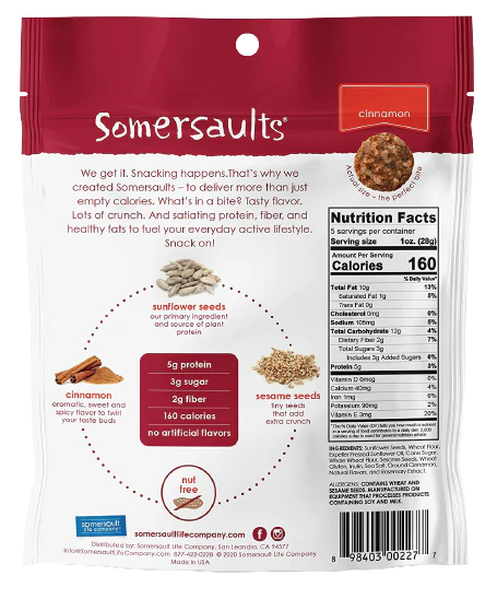 Cinnamon Sunflower Seed Crunchy Bites - Image 2