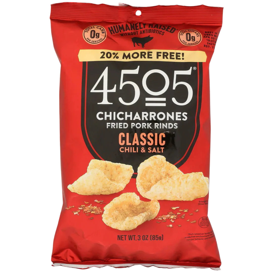 Classic Pork Rinds - Chili Salt