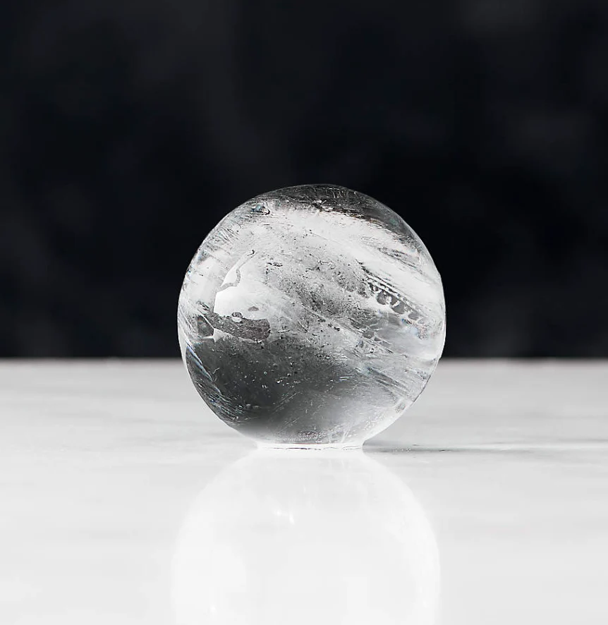Cocktail Ice Mold Sphere Charcoal (2 CT) - Image 2