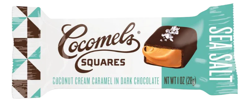 Sea Salt Chocolate Squares (15 Pack Case)