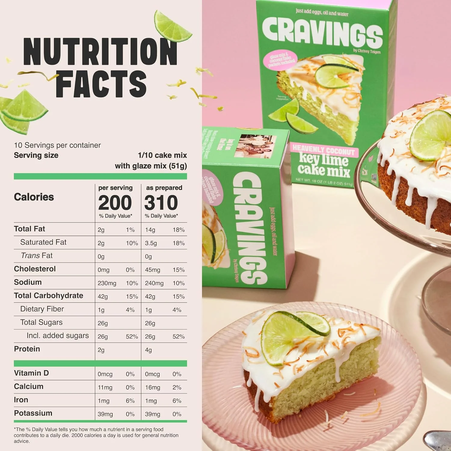 Coconut Key Lime Cake & Muffin Mix - Image 2
