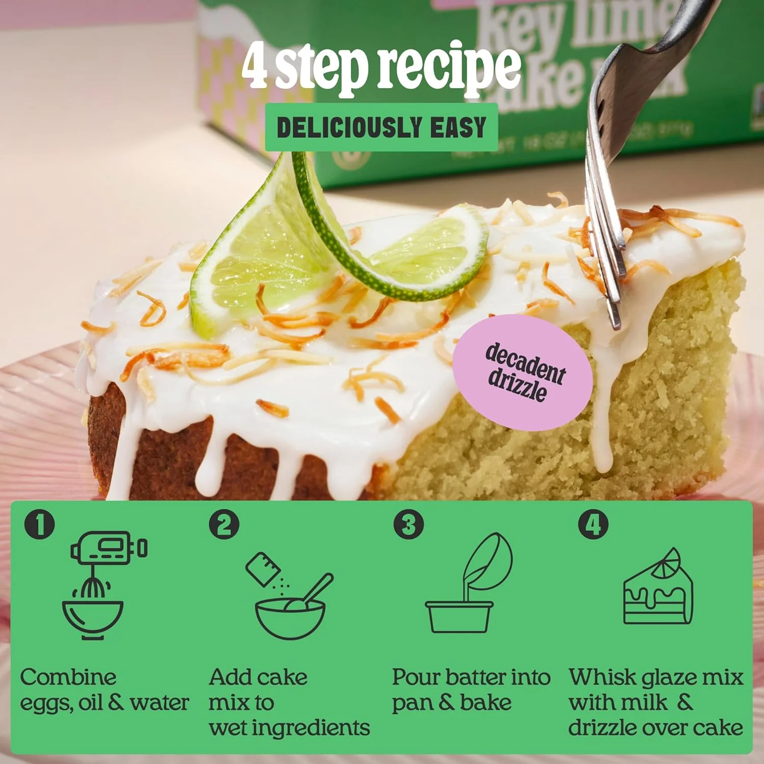 Coconut Key Lime Cake & Muffin Mix - Image 4