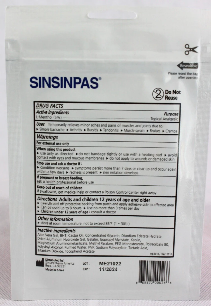 Cold Pain-Relieving Patch - Image 2
