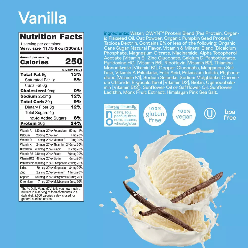 Meal Replacement Ready to Drink - Vanilla (4 Pack) - Image 3