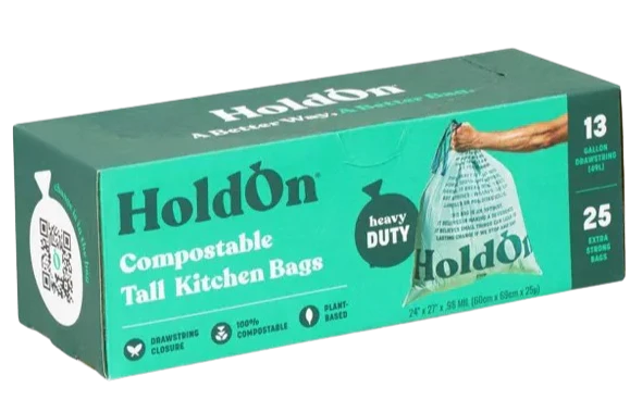 Compostable Tall Kitchen 13 gallon Bags (25 CT)