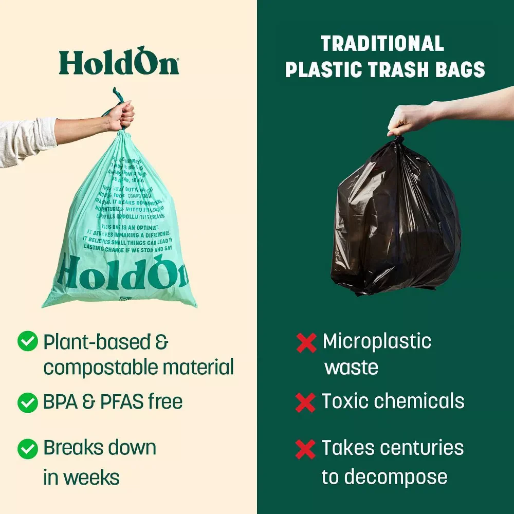 Compostable Tall Kitchen 13 gallon Bags (25 CT) - Image 3
