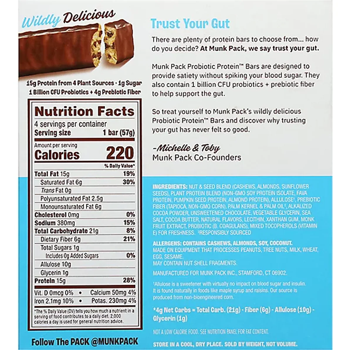 Cookie Dough Probiotic Protein Bars (4 CT) - Image 3