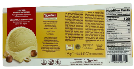 Tortina White Cookies - Image 2