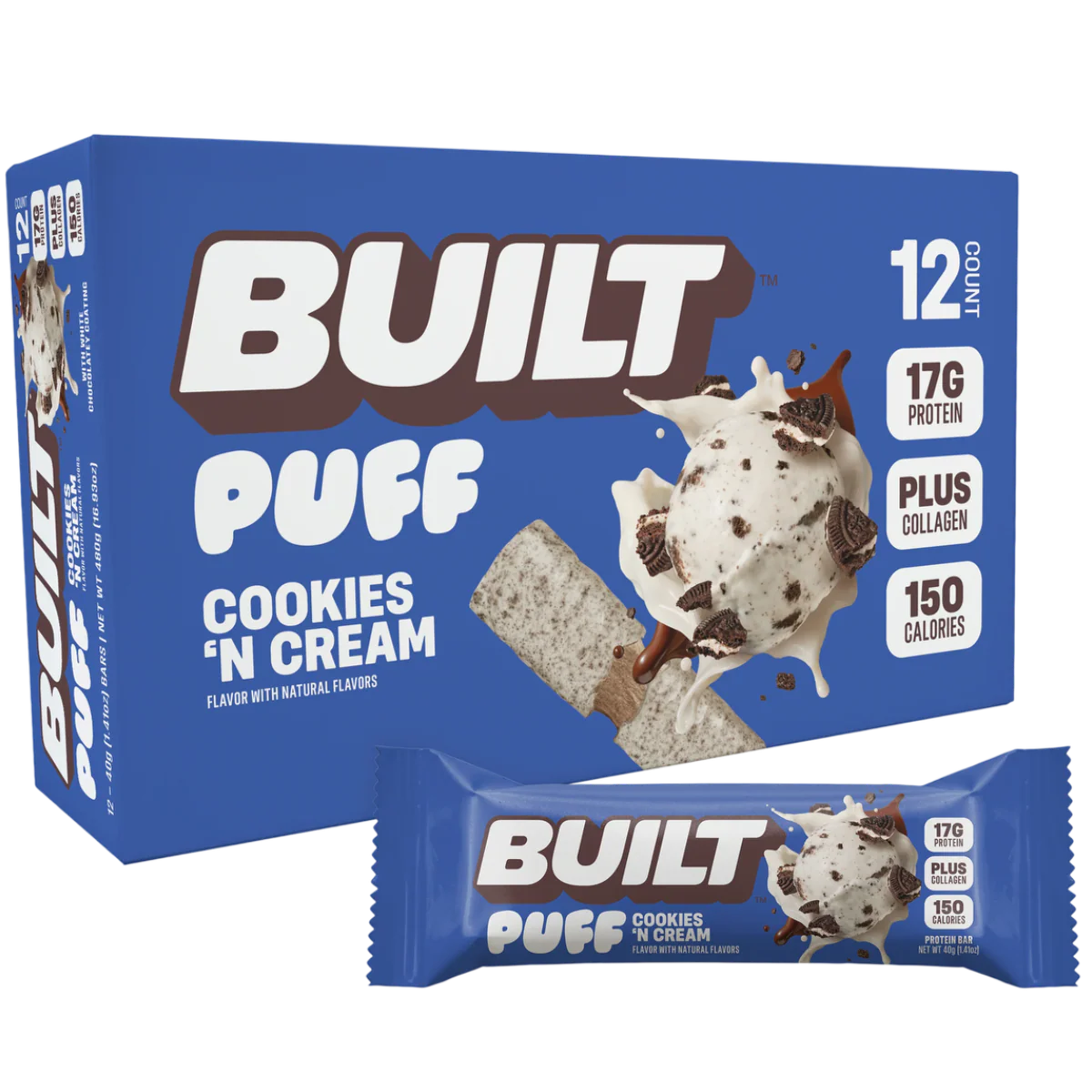Cookies N Cream Puff Bar (12 CT)