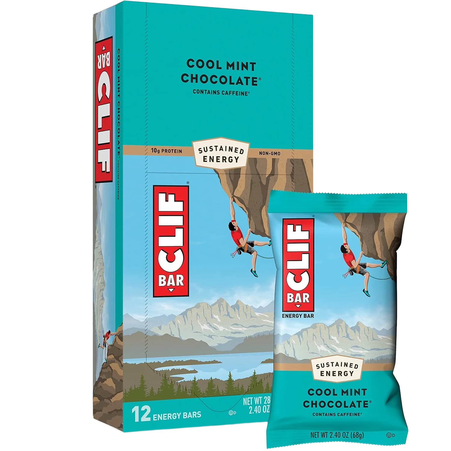 Cool Mint Chocolate Energy Bars (12 CT)