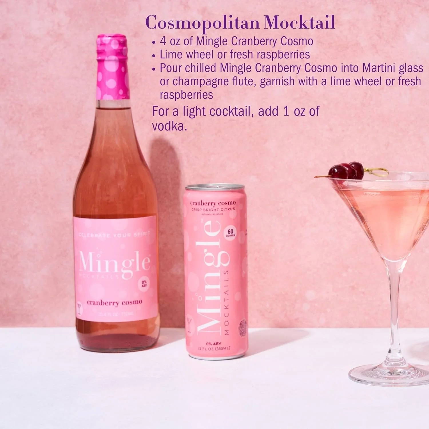 Cosmo Cranberry Non-Alcoholic Drink - Image 2