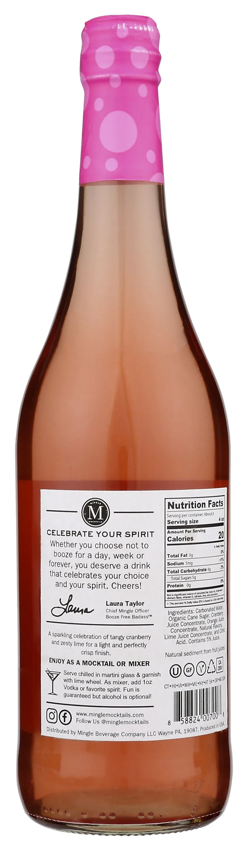 Cosmo Cranberry Non-Alcoholic Drink - Image 6